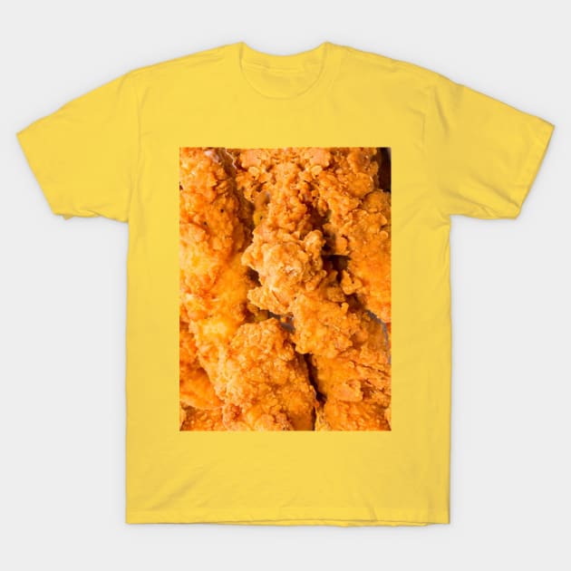 fried chicken T-Shirt by Foodinasty